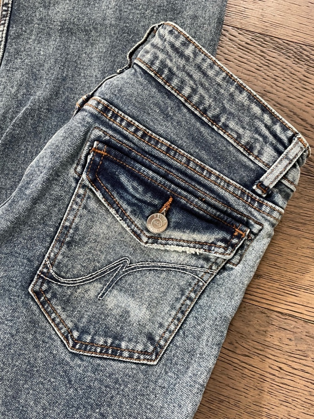 REVICE Distressed Bootcut Jeans - Picture 6 of 11